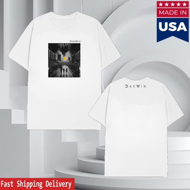 Darwin Merch Store Distorted Mirror White Tee 2 Darwin Merch Store Distorted Mirror White Tee