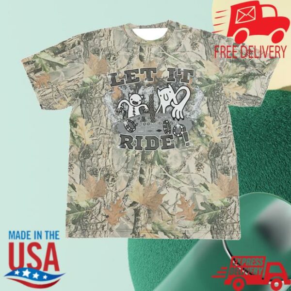 Diem Archive Merch Store Let It Ride T-Shirt Woodland Camo - Newest ...