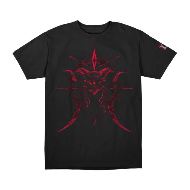 Blizzard Gear Merch Store Diablo Iv Lord Of Hatred Warlock Black T-Shirt 3 Blizzard Gear Merch Store Diablo Iv Lord Of Hatred Warlock Black T-Shirt