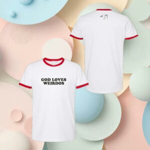 Mt Joy Merch Store God Loves Weirdos Tee
