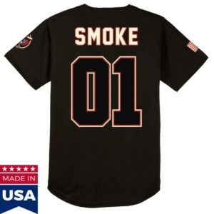 Blackberry Smoke Store Merch Blackberry Smoke Official Baseball Jersey