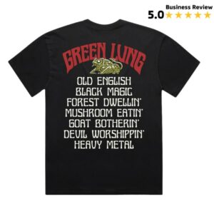 Green Lung Store Merch Old English Black Magic Tee
