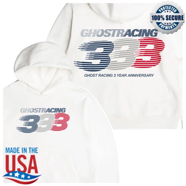 Official Ghost Racing Store Merch 333 Year Anniversary Hoodie - White 4 Official Ghost Racing Store Merch 333 Year Anniversary Hoodie - White