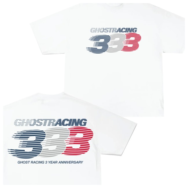 Official Ghost Racing Store Merch 333 Year Anniversary Shirt - White 4 Official Ghost Racing Store Merch 333 Year Anniversary Shirt - White