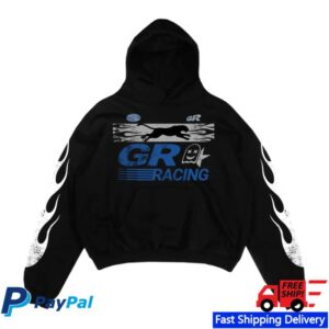Official Ghost Racing Store Merch Cheetah Ghost Star Hoodie – Black