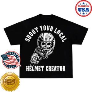 Official Ghost Racing Store Merch Helmet Creator Shirt – Black