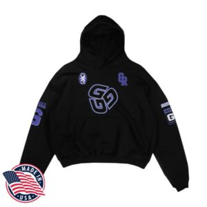 Official Ghost Racing Store Merch Purple G Racing Hoodie – Black
