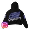 Official Ghost Racing Store Merch Purple G Racing Hoodie - Black