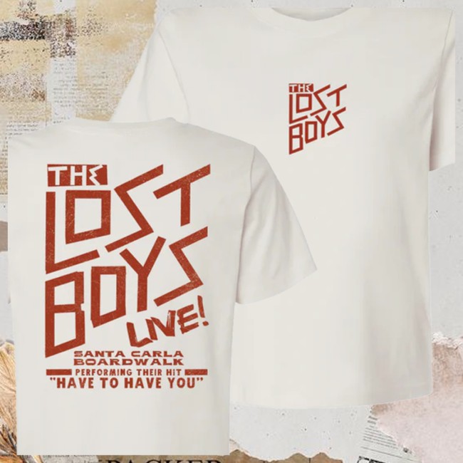 Broadway Merchandise Shop Store Merch The Lost Boys Concert Crop Tee 4 Broadway Merchandise Shop Store Merch The Lost Boys Concert Crop Tee