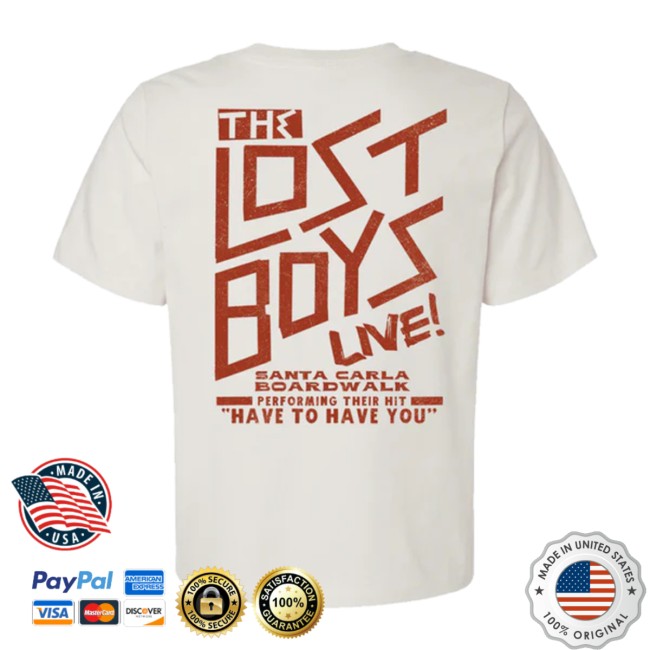 Broadway Merchandise Shop Store Merch The Lost Boys Concert Crop Tee 5 Broadway Merchandise Shop Store Merch The Lost Boys Concert Crop Tee