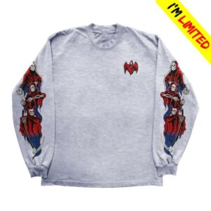Warren Lotas Merch Store Web Three Reapers Long Sleeve T-Shirt Heather Grey