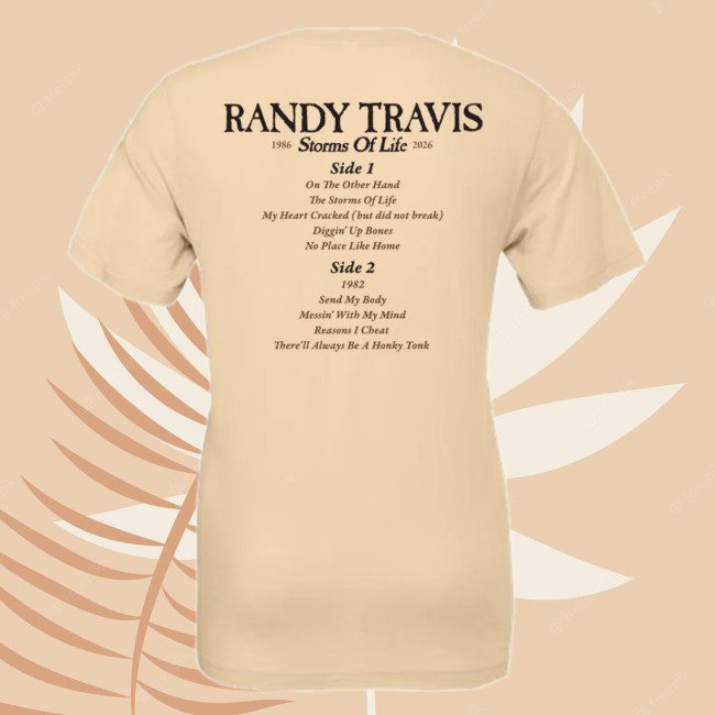 Richard And Southern Store Merch Randy Travis Storms Of Life Tee