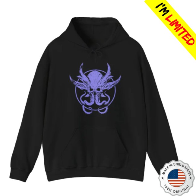 Drippy Souls Store Merch The Emperor Mind Flayer Hooded Sweatshirt
