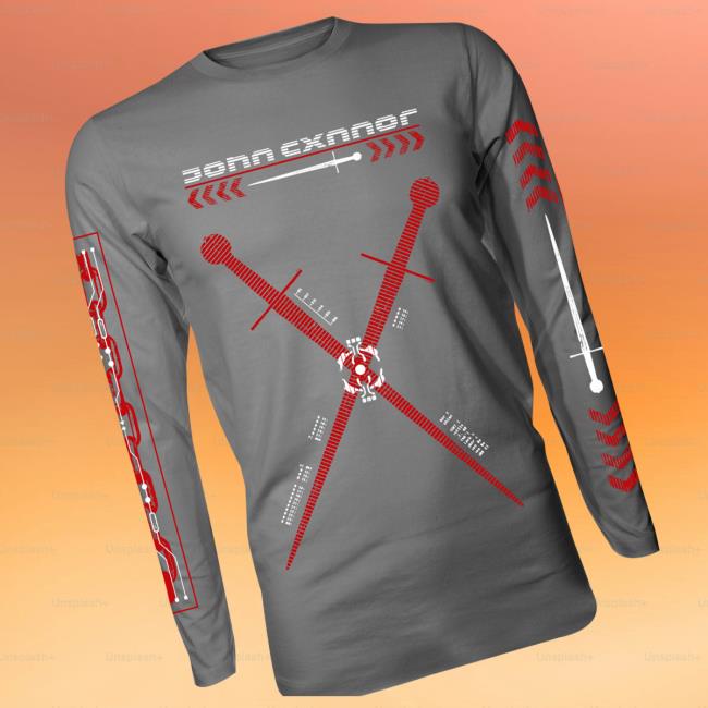 Gravitated Merch Store John Cxnnor Cross Blade Grey Long Sleeve 3 Gravitated Merch Store John Cxnnor Cross Blade Grey Long Sleeve