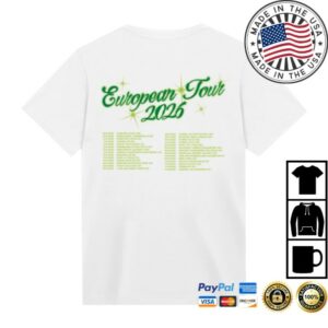 Mmstore Merch European Tour White Tee 2026