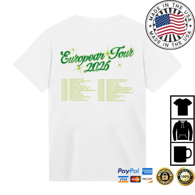 Mmstore Merch European Tour White Tee 2026 3 Mmstore Merch European Tour White Tee 2026