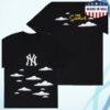Lidshd Store Merch New York Yankees Mlb Simpsons 'Clouds' New Era T-Shirt