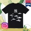 Lidshd Store Merch New York Yankees Mlb Simpsons 'Clouds' New Era T-Shirt