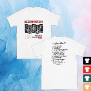 Manhead Shop Merch The Cars Live In Cleveland T-Shirt