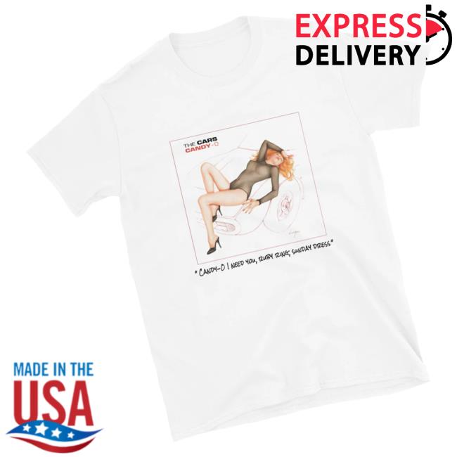 Manhead Merch Store The Cars Candy-O Album T-Shirt 3 Manhead Merch Store The Cars Candy-O Album T-Shirt