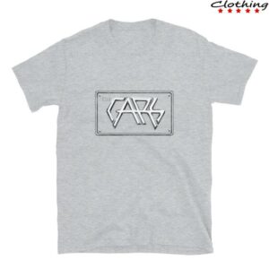 Manhead Merch Store The Cars Grey License Plate T-Shirt