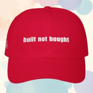 Usa Biker Leather Store Merch Dad Cap Built Not Bought Embroidered Baseball Hat