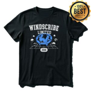 Windscribe Merch Shop Collegiate Tee