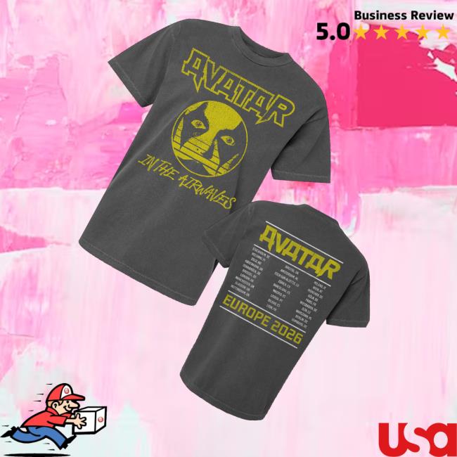 Avatar Metal Merch Store Airwaves Tour Tee