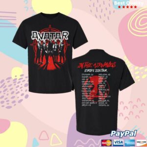 Avatar Metal Merch Store Airwaves Photo Tour Tee