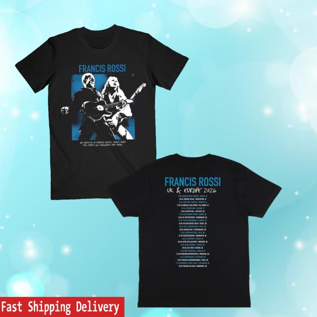 Statusquo Merch Store Francis Rossi 2026 Tour Tee 5 Statusquo Merch Store Francis Rossi 2026 Tour Tee
