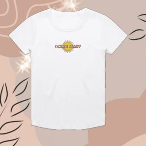 Ocean Alley Merch Store Ocean Alley Retro Sun White Tee