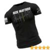 Grunt Style Store Merch Gun Size Matters T-Shirt - Black