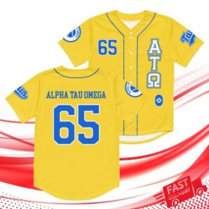 Alpha Tau Omega Merch Store Ato Baseball Jersey