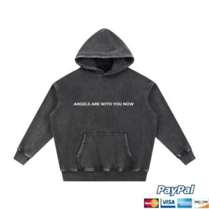 Kyle Gray Merch Store Angels Now Snow Wash Fleece Oversize Hoodie