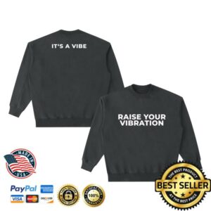 Kyle Gray Merch Store Raise Your Vibration Vintage Heavyweight Crewneck