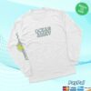 Ocean Alley Merch Store Ocean Alley Retro Sun White Marle Longsleeve Tee