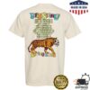 Billy Strings Store Merch Tiger Battle Tee With Dates (Matt Trievel)