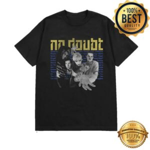 No Doubt Shop Merch Tragic Kingdom Tracklist Tee