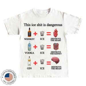 Barely Legal Clothing Merch Store Ice Is Dangerous 6Oz Cotton T-Shirt