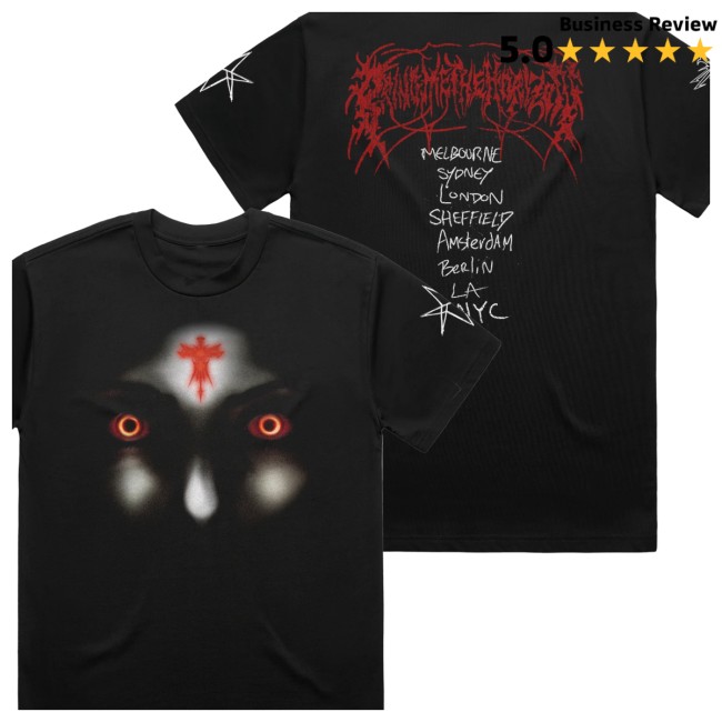 Bring Me The Horizon Store Merch Pop Up Cities Black T-Shirt 4 Bring Me The Horizon Store Merch Pop Up Cities Black T-Shirt