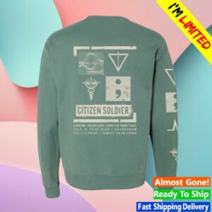 Citizen Soldier Merch Store Green Icons Sweatshirt