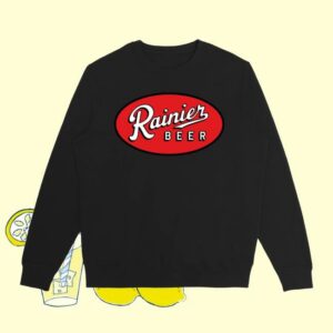 Rainier Beer Merch Store Oval Crewneck