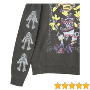 Meatcanyon Store Merch Meat Canyon Torn Hoodie – Pigment Black