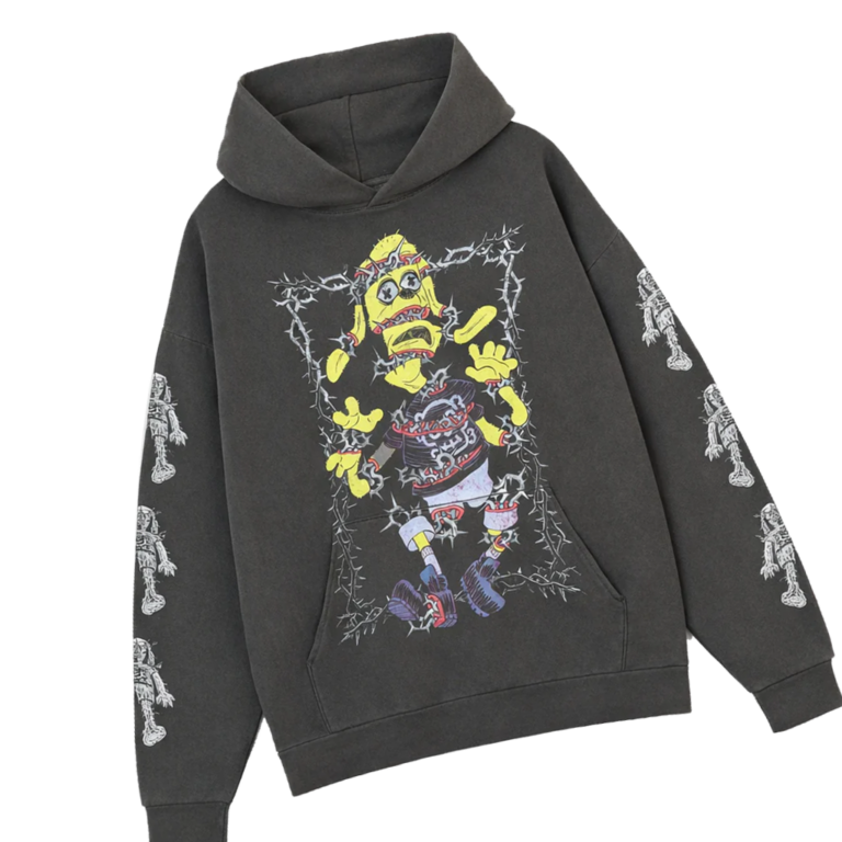 Meatcanyon Store Merch Meat Canyon Torn Hoodie - Pigment Black