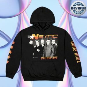 Nsync Official Store Merch Bye Bye Bye Tour 2000 Hoodie