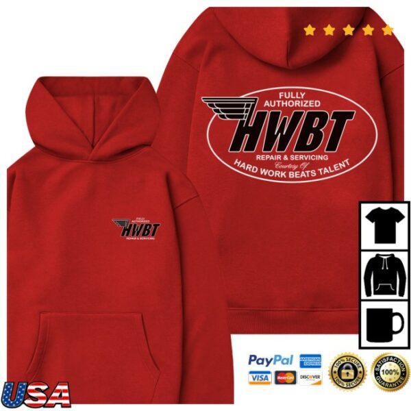 Hwbt Store Merch Fully Authorized Oversized Hoodie - Red - Newest ...