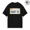 Hwbt Store Merch Hwbt 93 Oversized T-Shirt - Black
