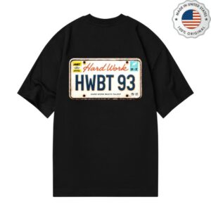 Hwbt Store Merch Hwbt 93 Oversized T-Shirt – Black