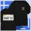 Hwbt Store Merch Hwbt 93 Oversized T-Shirt - Black