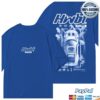 Hwbt Store Merch Pit Crew Oversized T-Shirt - Cobalt